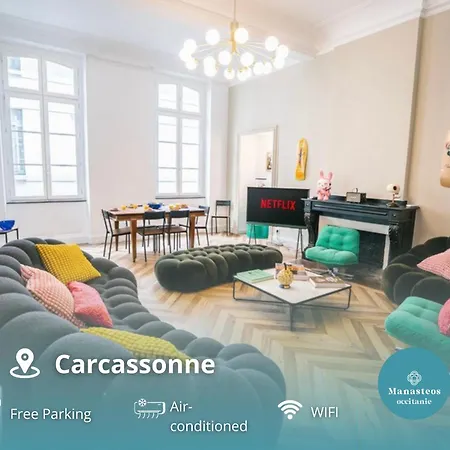 Apartmán Luxueux-climatisation-3 Chambres-2sdb-garage -aj *